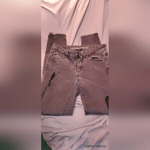 Articles Of Society Brown Distressed Jeans